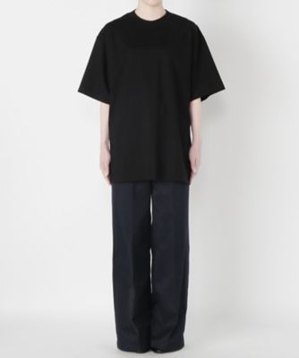 ＜ハイク/HYKE＞ SHORT-SLV TEE/BIG FIT(12175) 01BLACK 【三越・伊勢丹/公式】