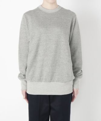 ＜ハイク/HYKE＞ LONG-SLV SWEAT SHIRT(12169) 03TOP GRAY 【三越・伊勢丹/公式】