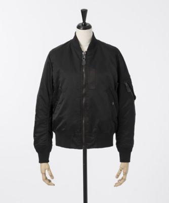 ＜ハイク/HYKE＞ MA-1 TYPE JACKET(17123) 01BLACK 【三越・伊勢丹/公式】