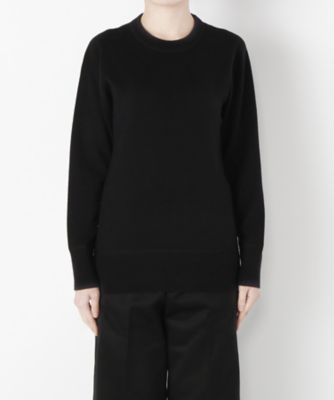 ＜ハイク/HYKE＞ C/C CREWNECKTHERMAL SWEATER(11105) 01BLACK 【三越・伊勢丹/公式】