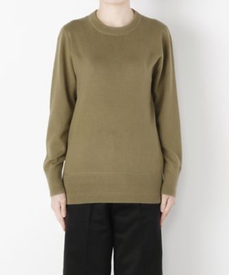 ＜ハイク/HYKE＞ C/C CREWNECKTHERMAL SWEATER(11105) 09BEIGE 【三越・伊勢丹/公式】