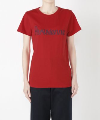 ＜メゾン キツネ/MAISON KITSUNE＞ Tシャツ(KWM1750) RED 【三越・伊勢丹/公式】