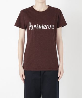 ＜メゾン キツネ/MAISON KITSUNE＞ Tシャツ(KWM1750) BURGUNDY 【三越・伊勢丹/公式】