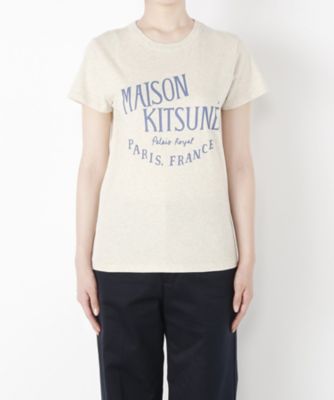 ＜メゾン キツネ/MAISON KITSUNE＞ Tシャツ(KWM1751) ECRU 【三越・伊勢丹/公式】