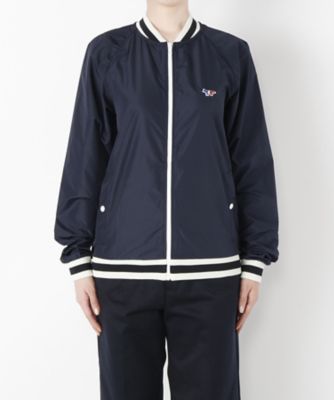 ＜メゾン キツネ/MAISON KITSUNE＞ ブルゾン(KML2750) NAVY 【三越・伊勢丹/公式】