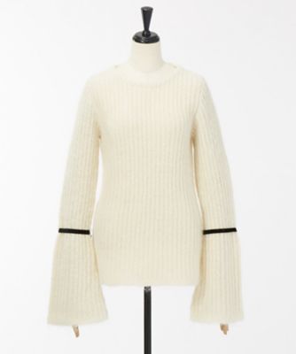＜Lautashi＞ knit tops(la_fw06) off white 【三越・伊勢丹/公式】