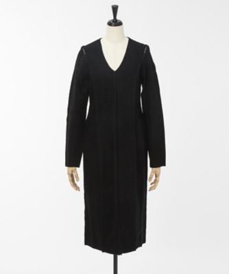 ＜Lautashi＞ patching dress(la_fw08) black 【三越・伊勢丹/公式】