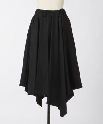 ＜Lautashi＞ wrap skirt(la_fw29) black 【三越・伊勢丹/公式】
