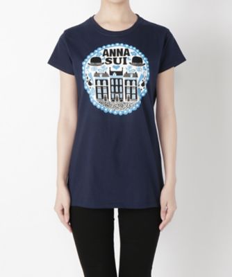 【SALE（三越）】＜アナ スイ/ANNA SUI＞ Tシャツ(27-2652) ネービーブルー 【三越・伊勢丹/公式】