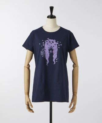 【SALE（三越）】＜アナ スイ/ANNA SUI＞ Tシャツ(27-2697) ネイビーブルー 【三越・伊勢丹/公式】