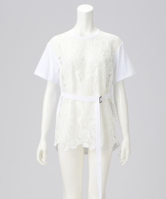 【SALE（三越）】＜N゜21/ヌメロ ヴェントゥーノ＞ トップス(F021-4157) シロ 【三越・伊勢丹/公式】