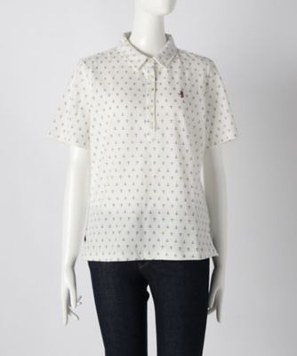 ＜BEACH CAFE LIMITED EDITION＞ 大きいサイズ &starf;プルオーバーシャツ(17017)(クローバー/クローバープラス) ホワイト(01) 【三越・伊勢丹/公式】