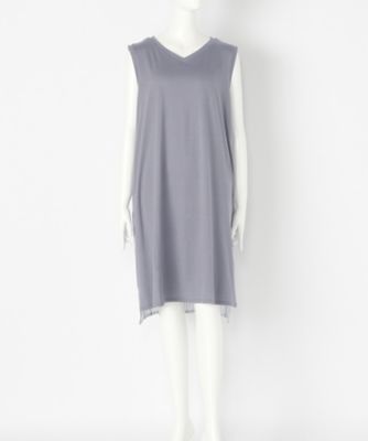 【SALE（伊勢丹）】＜Soso＞ 大きいサイズ 後ストライプ切替ワンピース(SOEGI09089)(クローバー) ブルー(63) 【三越・伊勢丹/公式】