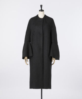 ＜mame/マメ＞ Flared Sleeves Coat(MM17AW-CO064) ブラック 【三越・伊勢丹/公式】