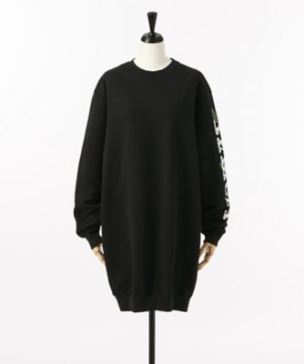 ＜OFF-WHITE＞ OTHELO FLOWER FLEECE DRESS(OWBA033E70030061088) BLK MULTI 【三越・伊勢丹/公式】