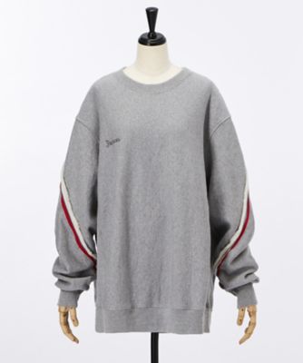 ＜ファセッタズム/FACETASM＞ RIB XXL TRAINER(CHG-SW-U03) H.GRAY 【三越・伊勢丹/公式】