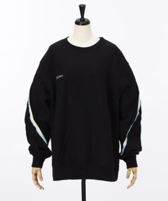 ＜ファセッタズム/FACETASM＞ RIB XXL TRAINER(CHG-SW-U03) BLACK 【三越・伊勢丹/公式】