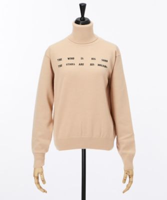 ＜ファセッタズム/FACETASM＞ MESSAGE HIGH NECK SWEATER(CHG-KN-U03) PINK 【三越・伊勢丹/公式】