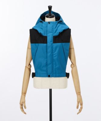 ＜ファセッタズム/FACETASM＞ INSULATED MOUNTAIN HOODIE(CHG-AC-U01) BLKxBLU 【三越・伊勢丹/公式】