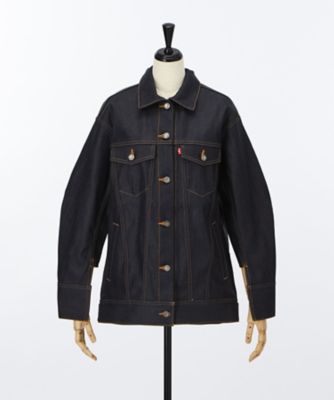 ＜CHRISTIAN DADA/クリスチャン ダダ＞ Deconstructed Coating Denim Jacket(CDW-17W-0106) INDIGO 【三越・伊勢丹/公式】