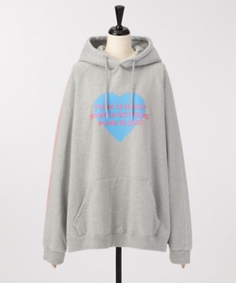 ＜99% IS-＞ CUSTOM HOODY-blue(17FW/ONLY/HOODIE1) グレーxブルー 【三越・伊勢丹/公式】