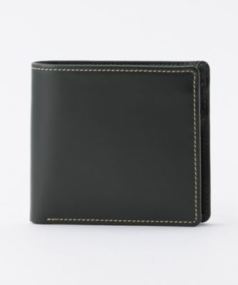 ＜ホワイトハウスコックス/WhitehouseCox＞ 二つ折り財布(小銭入れ付)(S7532) グリーン 【三越・伊勢丹/公式】