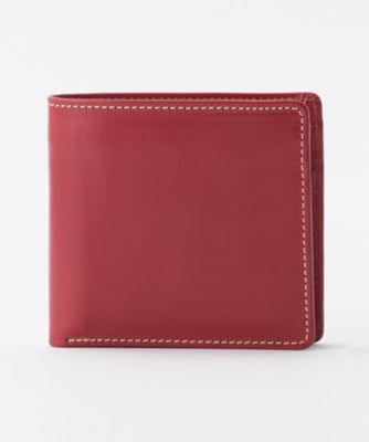 ＜ホワイトハウスコックス/WhitehouseCox＞ 二つ折り財布(小銭入れ付)(S7532) レッド 【三越・伊勢丹/公式】