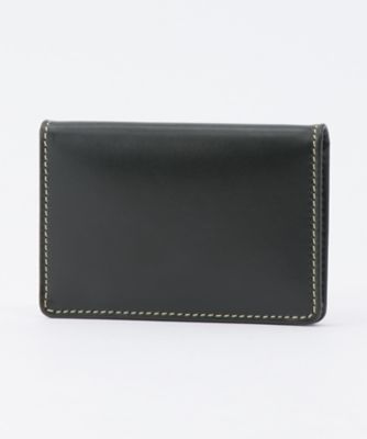 ＜ホワイトハウスコックス/WhitehouseCox＞ 名刺入れ(S7412) グリーン 【三越・伊勢丹/公式】