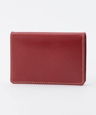＜ホワイトハウスコックス/WhitehouseCox＞ 名刺入れ(S7412) レッド 【三越・伊勢丹/公式】