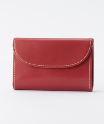 ＜ホワイトハウスコックス/WhitehouseCox＞ 三つ折り財布(S7660) レッド 【三越・伊勢丹/公式】