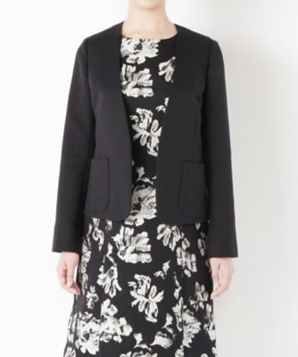 【SALE（三越）】＜ジョハク/JOHAQ＞ ジャカード青文Vネックジャケット 566029 ネイビー 【三越・伊勢丹/公式】