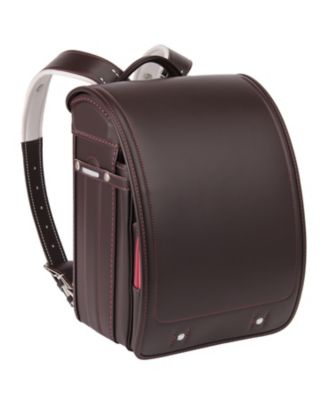 ＜三越伊勢丹オリジナル（mitsukoshi isetan original）＞＜ロイスター＞クラリーノキューブランドセル ボルドーxピンク