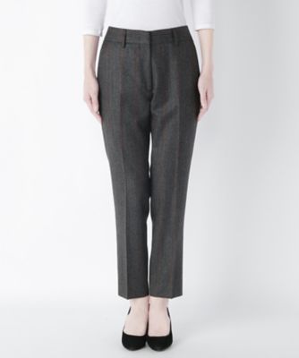 【SALE（三越）】＜ラ モンテ ドゥ ヴァーグ/LA MONTE DE VAGUE＞ x<エキパージュ>チェック柄パンツ(YAMS16FW-112) グレー 【三越・伊勢丹/公式】