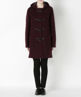 【SALE（三越）】＜グロヴァオール/Gloverall＞ 別注ダッフルコート・85cm丈(*4619) バーガンディー(12) 【三越・伊勢丹/公式】