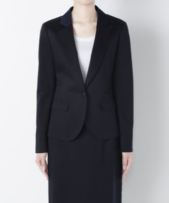 【SALE（三越）】＜ラ モンテ ドゥ ヴァーグ ノーブル＞ タキシードジャケット(16VMAW-JK002) ネイビー 【三越・伊勢丹/公式】