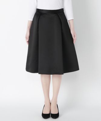 【SALE（三越）】＜ラ モンテ ドゥ ヴァーグ ノーブル＞ サテンスカート/16VMAW-SK002 クロ 【三越・伊勢丹/公式】