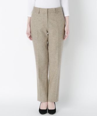 【SALE（伊勢丹）】＜ラ モンテ ドゥ ヴァーグ/LA MONTE DE VAGUE＞ ネップパンツ/16VMAW-PT001A ベージュ 【三越・伊勢丹/公式】