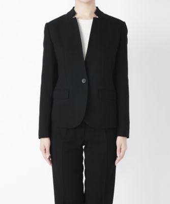 【SALE（三越）】＜ラ モンテ ドゥ ヴァーグ ノーブル＞ ウールジョーゼットジャケット(16VMAW-JK004) クロ 【三越・伊勢丹/公式】