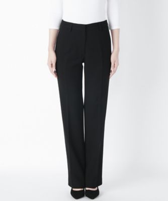 【SALE（三越）】＜ラ モンテ ドゥ ヴァーグ ノーブル＞ ウールジョーゼットパンツ(16VMAW-PT002) クロ 【三越・伊勢丹/公式】