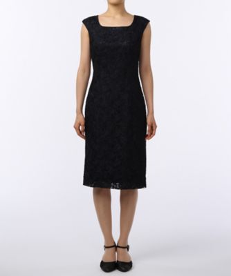 ＜プリフェレンス/PREFERENCE＞ レースドレス(55142534)(トールサイズ) ネービーブルー(14) 【三越・伊勢丹/公式】