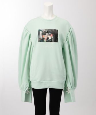 【SALE（伊勢丹）】＜KEISUKEYOSHIDA＞ ボリューム袖スウェット(KEISUKE-MI) MINT 【三越・伊勢丹/公式】