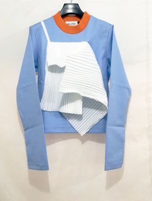 ＜BELPER＞ WITH SHRINK TOP(7201117) ブルー/ホワイト 【三越・伊勢丹/公式】