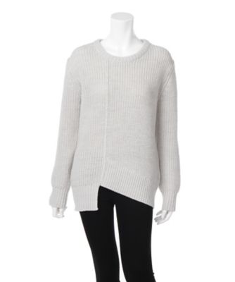 【SALE（三越）】＜ワンフォーイレブン/1411＞ あぜ編みアシメニット(505-W2008) ライトグレー 【三越・伊勢丹/公式】