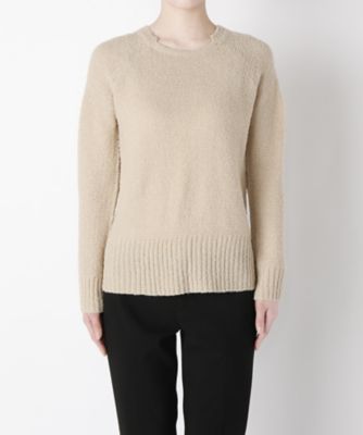 【SALE（三越）】＜ワンフォーイレブン/1411＞ ブークレーニットプルオーバー(505-W2012) ライトベージュ 【三越・伊勢丹/公式】