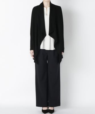 【SALE（三越）】＜ワンフォーイレブン/1411＞ 2WAYカーディガン(506-W1005) ブラック 【三越・伊勢丹/公式】