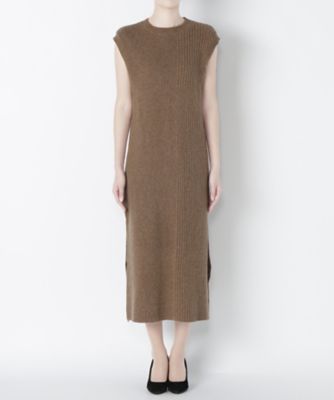 【SALE（三越）】＜ワンフォーイレブン/1411＞ レイヤードニットドレス(506-W2001) ブラウン 【三越・伊勢丹/公式】
