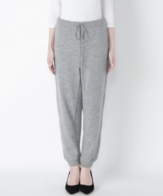 【SALE（三越）】＜ワンフォーイレブン/1411＞ ニットジョガーパンツ(506-W4006) モクグレー 【三越・伊勢丹/公式】