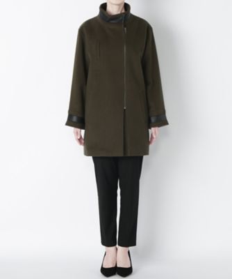【SALE（三越）】＜ワンフォーイレブン/1411＞ ブルゾンコート(506-W8002) カーキ 【三越・伊勢丹/公式】