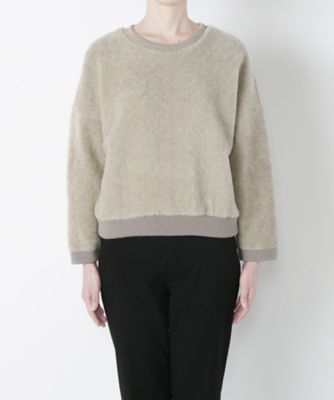 【SALE（三越）】＜ワンフォーイレブン/1411＞ トイプー起毛プルオーバー(506-W1006) グレージュ 【三越・伊勢丹/公式】