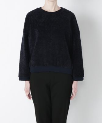 【SALE（三越）】＜ワンフォーイレブン/1411＞ トイプー起毛プルオーバー(506-W1006) ネイビー 【三越・伊勢丹/公式】